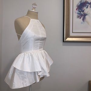 LuLu’s white peplum top